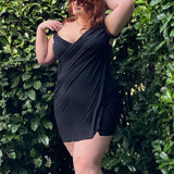 BAMBOO WRAP DRESS COVER-UP