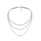 Triple-layered Cuban Chain Necklace