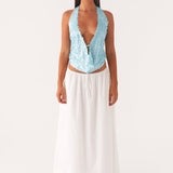 Babi Sequin Top