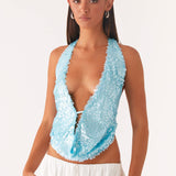 Babi Sequin Top