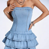 MAÏNA DENIM DRESS