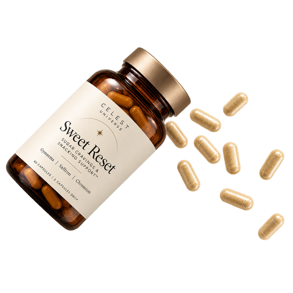 Sweet Reset bottle with capsules
